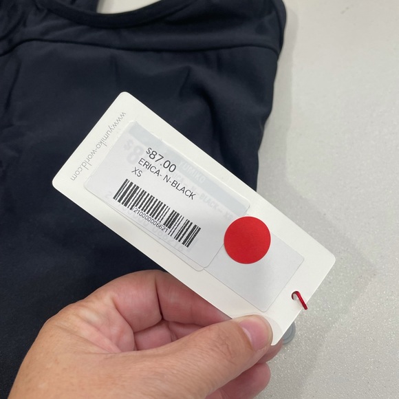 NWT Yumiko Leotard Erica Nylon Black Size Medium or Small or XS - Picture 13 of 13